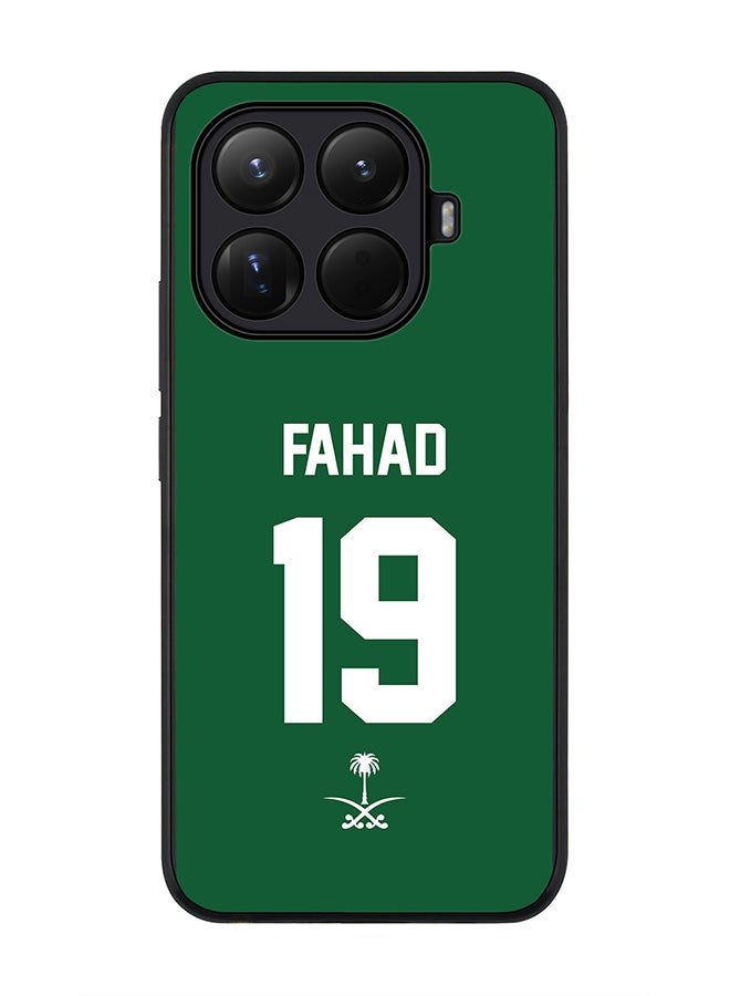 For Xiaomi 15T Pro Case,Slim fit Camera Protection, Shockproof Thin Phone cover  - Football - Saudi Arabia,  Fahad